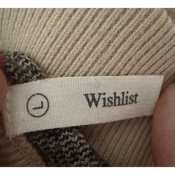 Wishlist Knit Animal Print Midi Skirt Women’s Large Brown Beige Stretch Pull-On - Picture 4 of 8